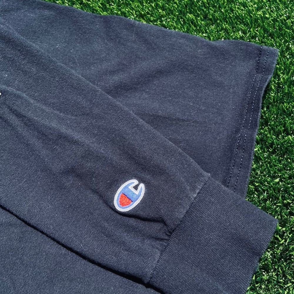 Champion Navy Logo Long Sleeve - Picture 5 of 5